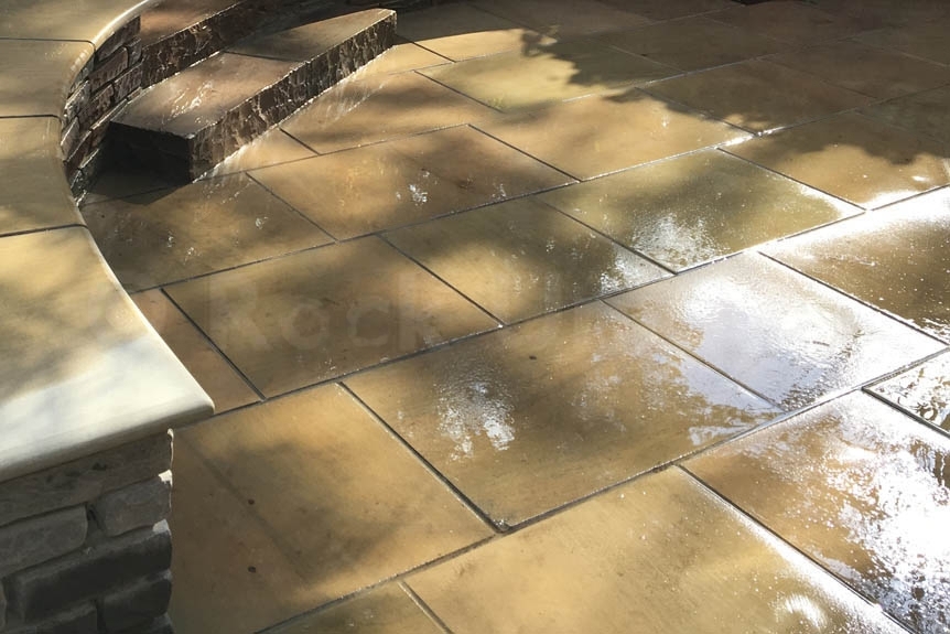 Sandstone Outdoor Paving Oken Buff Sawn & Sandblasted Rock Unique Ltd